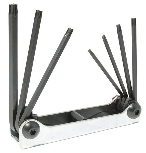 [4979TX] Juego de 7 llaves Torx® tipo navaja T10-T40