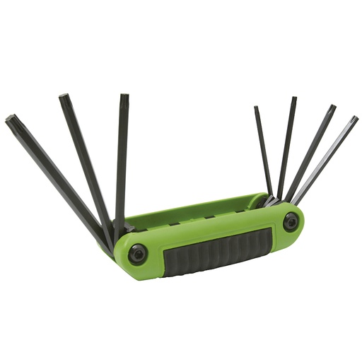 [4977TX] Juego de 7 llaves Torx® tipo navaja T9-T40 URREA 4977TX