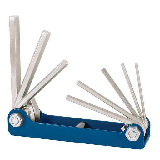 [ALL-8M] Juego de 8 llaves Allen, tipo navaja, milimÈtricas