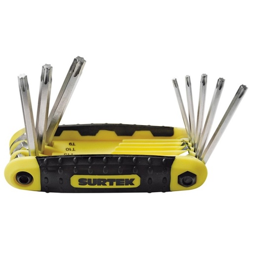 [ALLFTNX8] Juego de 8 llaves hexagonales Torx® tipo navaja