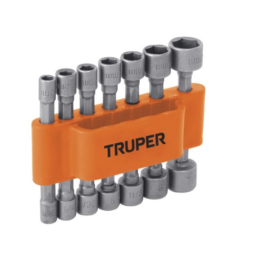 [PUNCA-14X] Juego de dados magnÈticos para taladro,14 pzas,Truper Expert