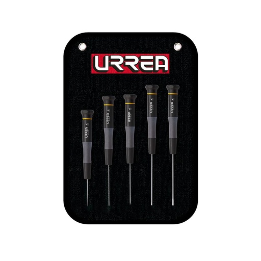 [9500BG] Juego de destornilladores ESD Plana  5 piezas estuche lona