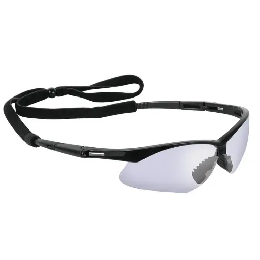 [LESP-EZ] Lentes mica espejo azul con sujeta lentes, Sport