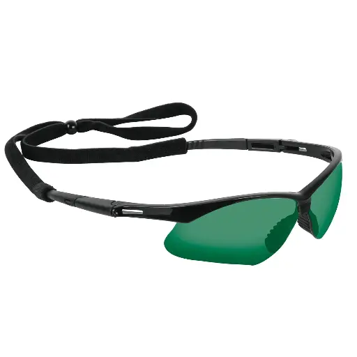 [LESP-S5] Lentes mica verde antiempaÒo con sujeta lentes, Sport