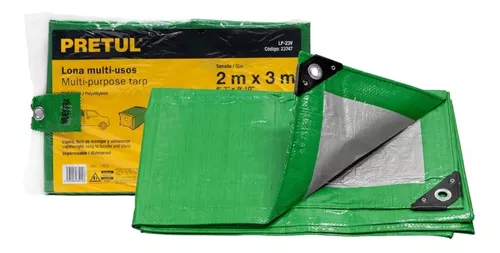 [LP-23V] Lona 2 x 3 m, verde, Pretul