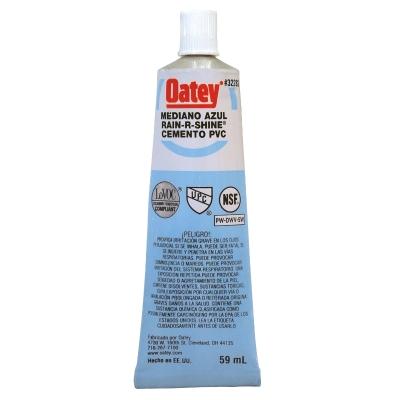 [32348MX] OATEY PEGAMENTO AZUL MEDIANO PARA PVC 59ML