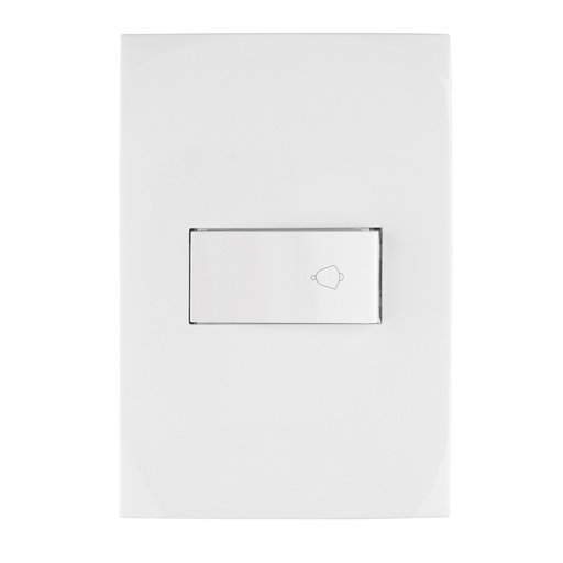 [PA-TI-OB] Placa armada con timbre, lÌnea Oslo, color blanco