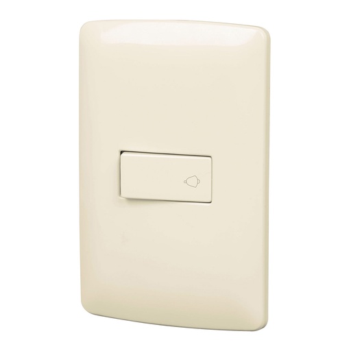 [PA-TI-I] Placa armada con timbre, marfil, lÌnea Italiana