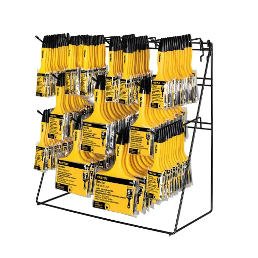 [R-BRO-P-C] Rack con brochas de mango pl·stico, Pretul