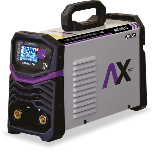 AXTECH INVERSOR  BI-VOLTAJE 250A, ELECTRODO Y TIG LIFT 257LCD