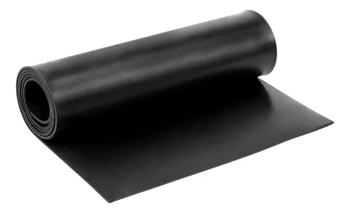 PLACA DE NEOPRENO NEGRO   DE 1/8 1M DE ALTO 