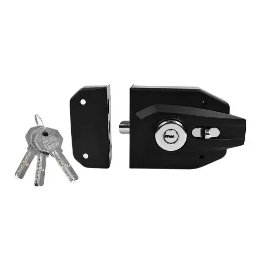 CERRADURA SOBREPONER DER/IZQ CON PASADOR DE 2 BARRAS ALTA SEGURIDAD NEGRAPHILLIPS AS-2000