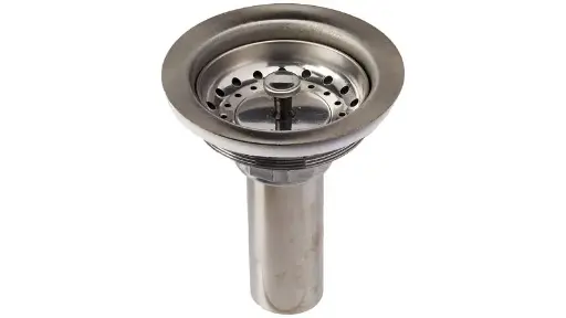 CONTRA CANASTA PARAFREGADERO INOX, C/TUBO DE LATON 3813M DICA 