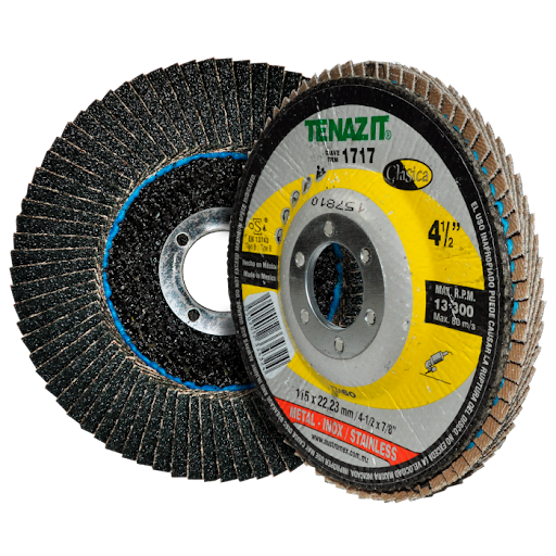 [1716] Disco Laminado T-29 4.1/2"X7/8" G60 Alto Rend P/Desb. De Metal Y Acero Inox. 1716 AUSTROMEX
