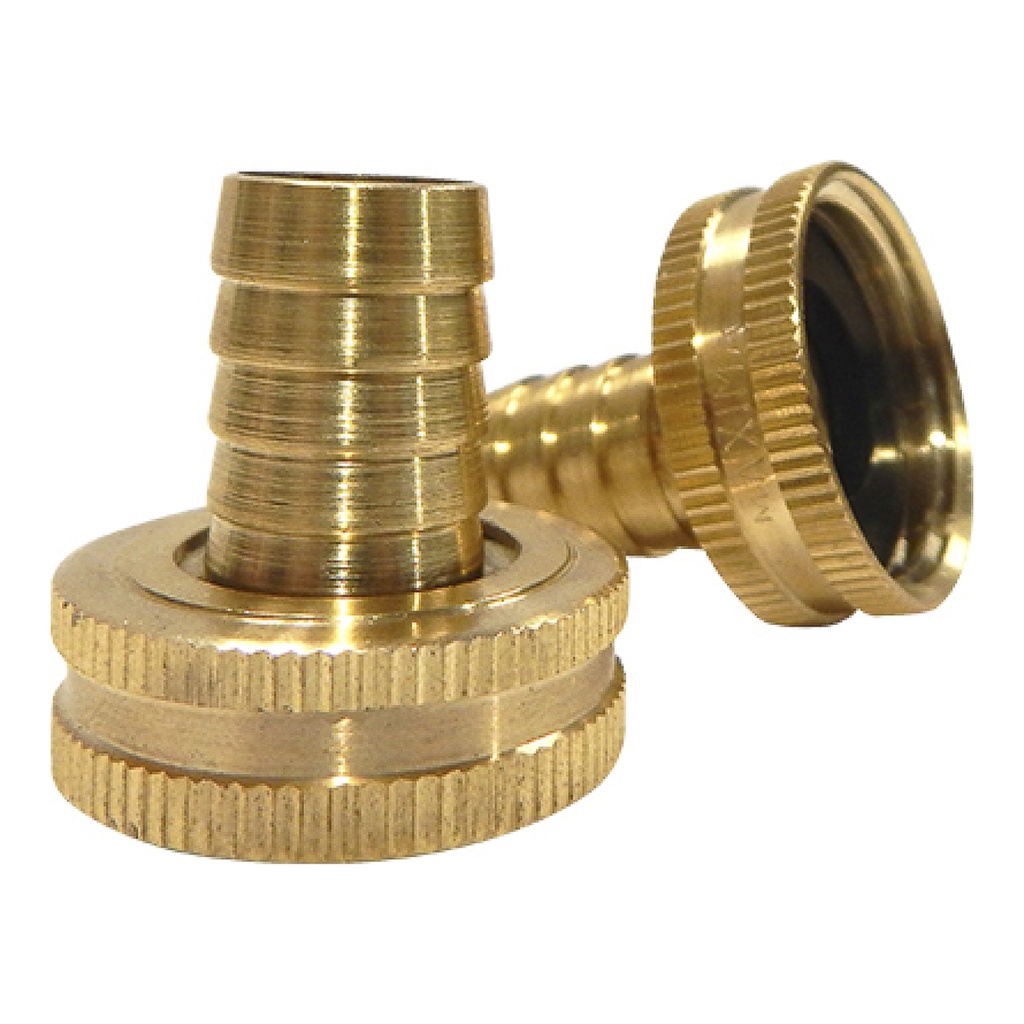 CONECTOR HEMBRA MOVIBLE P/MANGUERA BRONCE 19MM 3/4" GEN