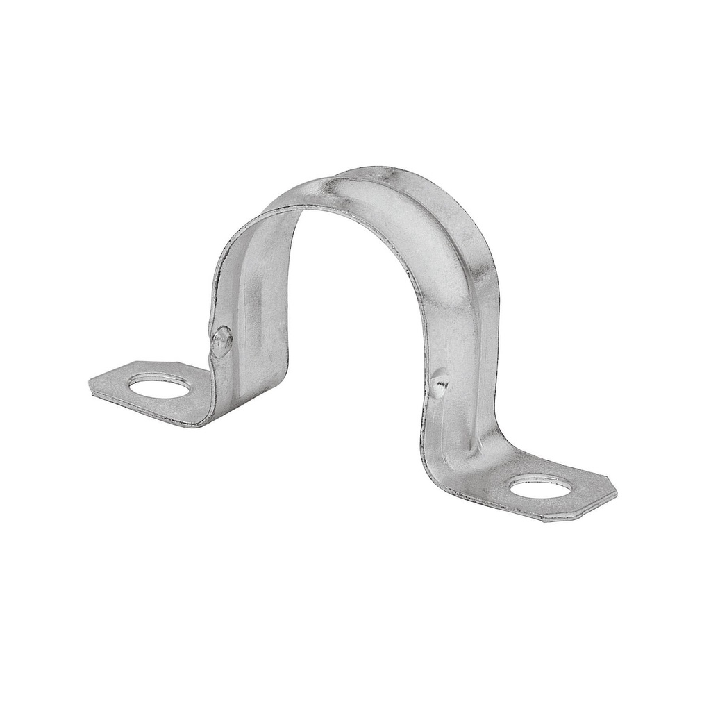 Abrazadera de tubo tipo omega 1', bolsa con 10 pzas, Volteck
