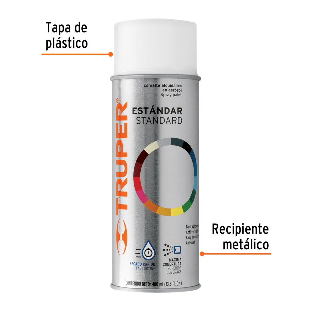Aerosol blanco brillante 400ml