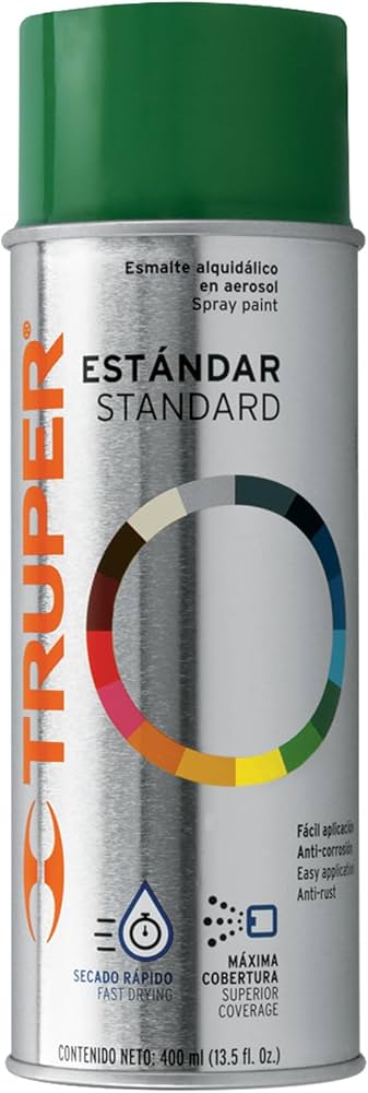 Aerosol metálico verde 400ml