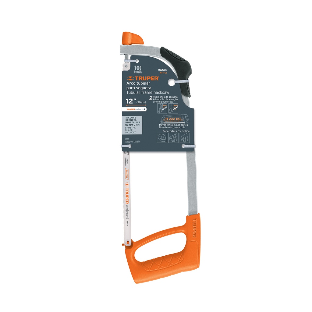 Arco profesional tubular para segueta 12'