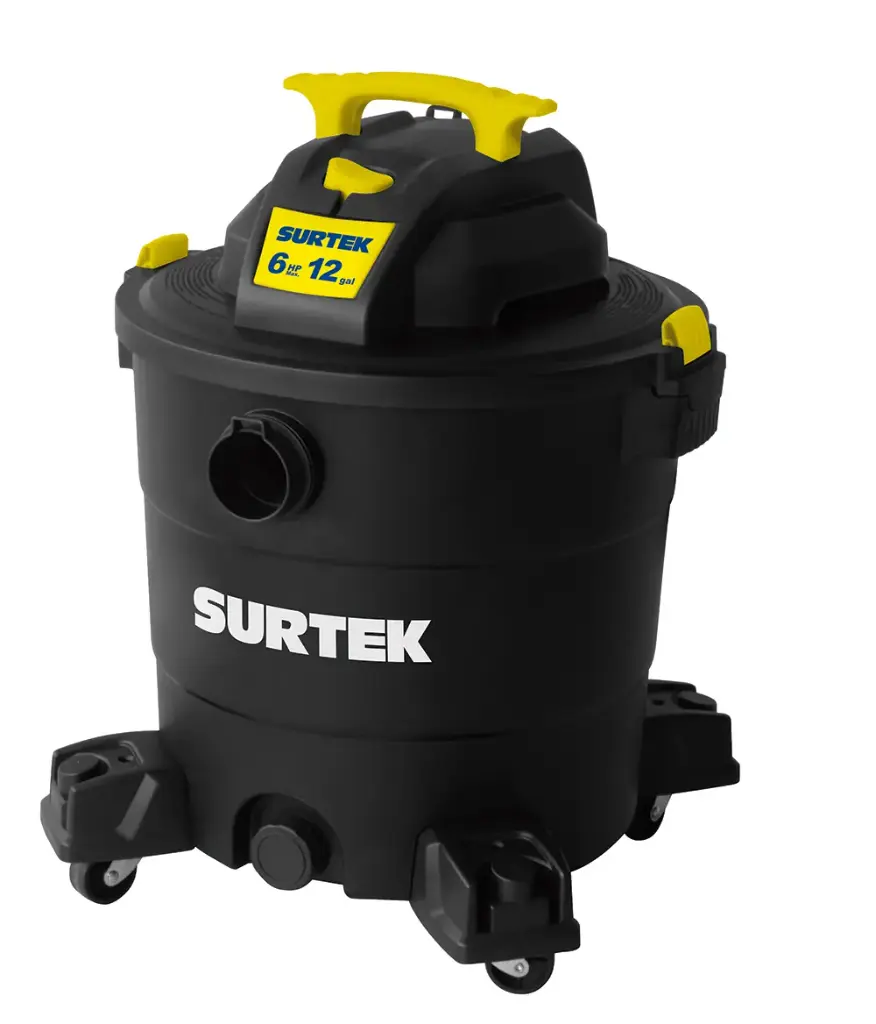 Aspiradora de plástico 12 gal 6HP