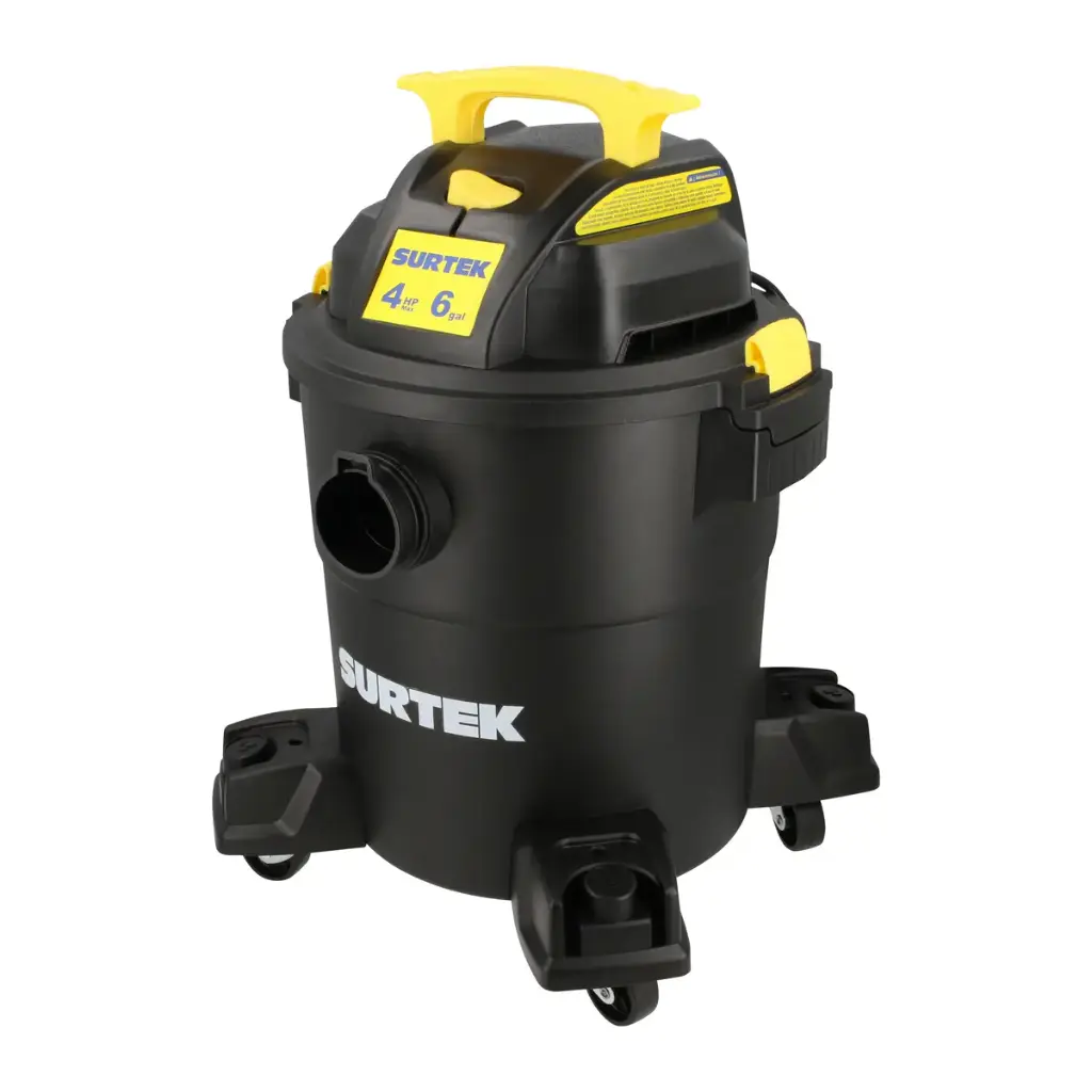 Aspiradora de plástico 6 gal 4HP