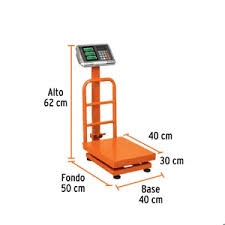 B·scula de plataforma, plegable, capacidad 100 kg   15729  TRUPER 