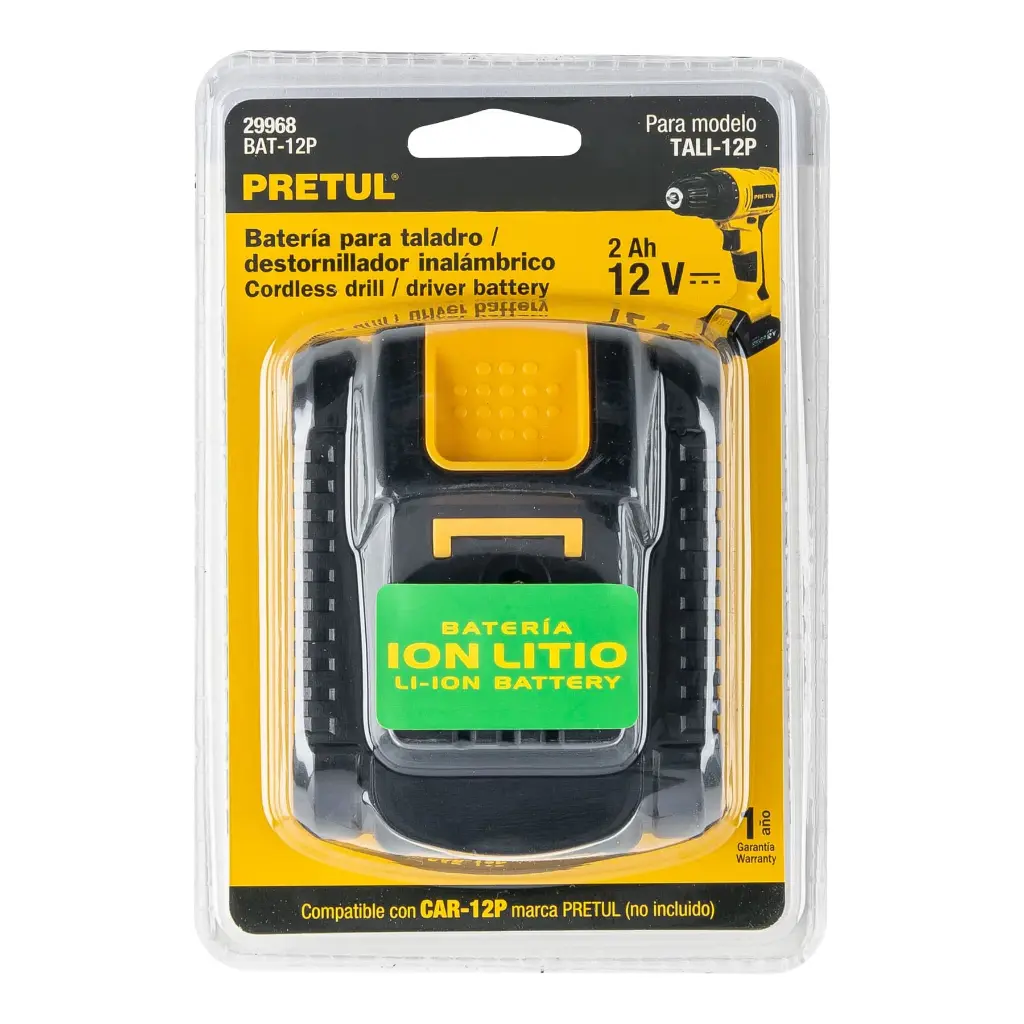 BaterÌa iÛn litio, 12 V para taladro compacto, Pretul