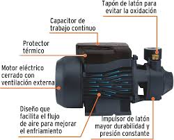 Bomba elÈctrica perifÈrica para agua 3/4 HP  12113  TRUPER   