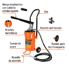 Bomba inyectora de grasa, 5 kg            16866  TRUPER 