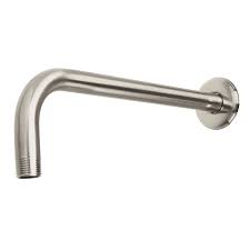 Brazo recto con chapetÛn para regadera, 40 cm, satÌn
