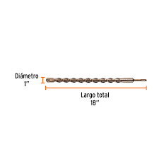 Broca SDS Plus 1 x 18'