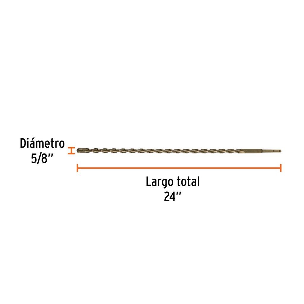 Broca SDS Plus 5/8 x 24'