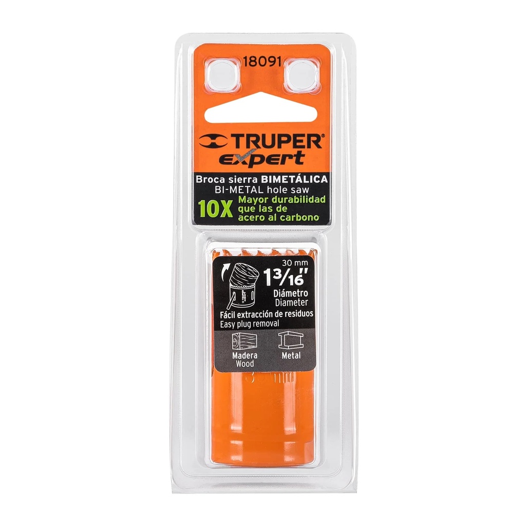 Brocasierra bimet·lica 1-3/16'