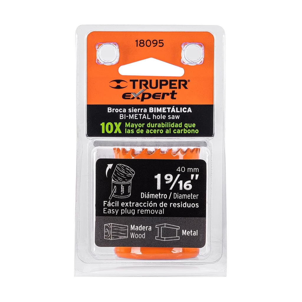 Brocasierra bimet·lica 1-9/16'