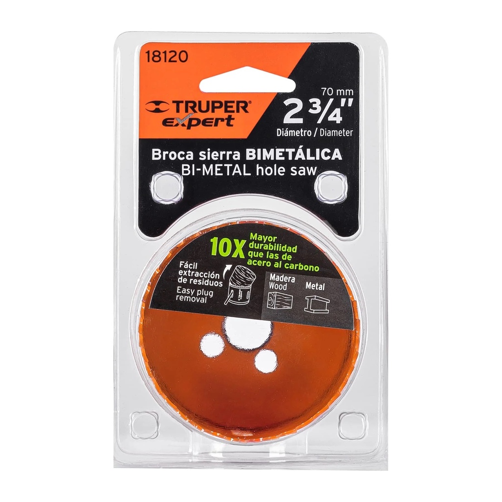 Brocasierra bimet·lica 2-3/4'