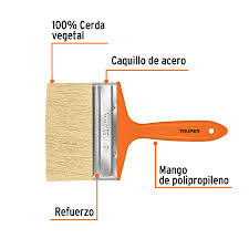 Brocha para encalar, mango de pl·stico, 6'  14494  TRUPER  