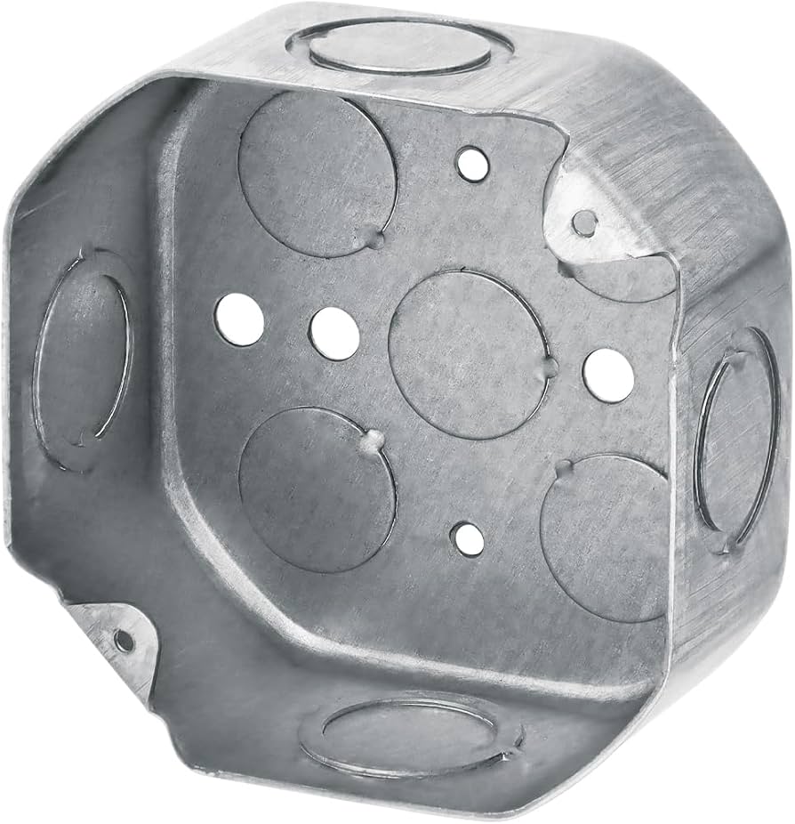 Caja 4x4' octagonal, reforzada,             Volteck  46322