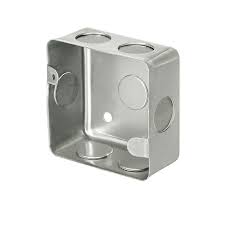 Caja de acero cuadrada 3x3', econÛmica, Volteck  45008  VOLTECK