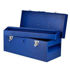 Caja metálica Azul 45.5x19.5x19.5cm
