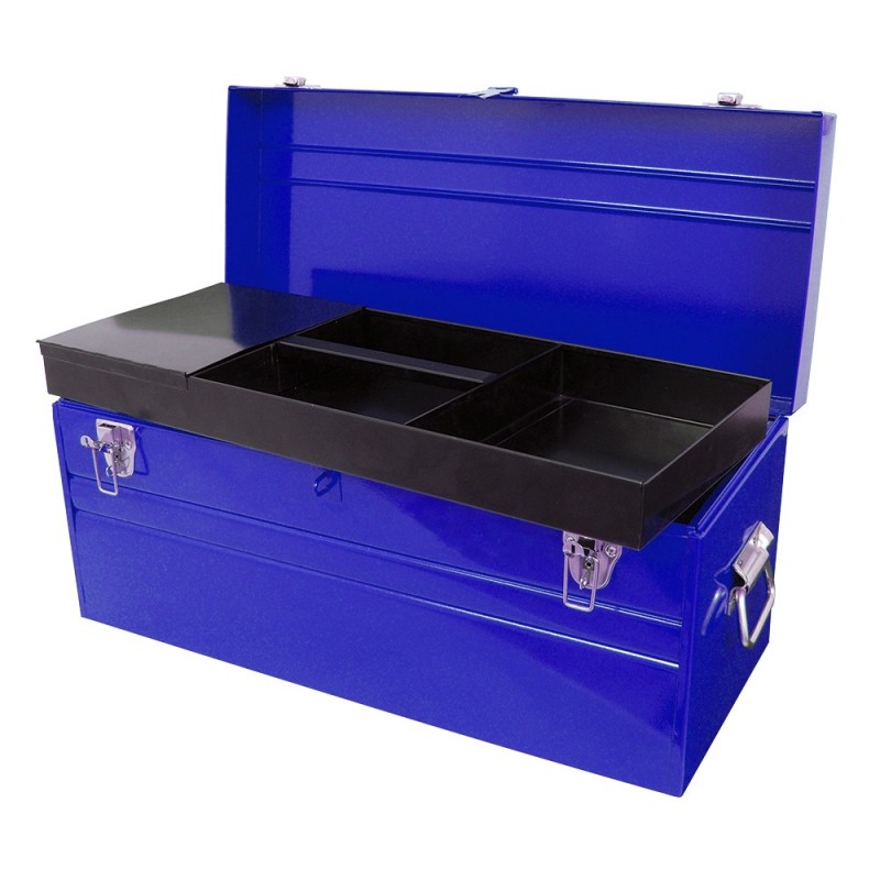 Caja metálica Azul 60.4x25.4x28.2cm