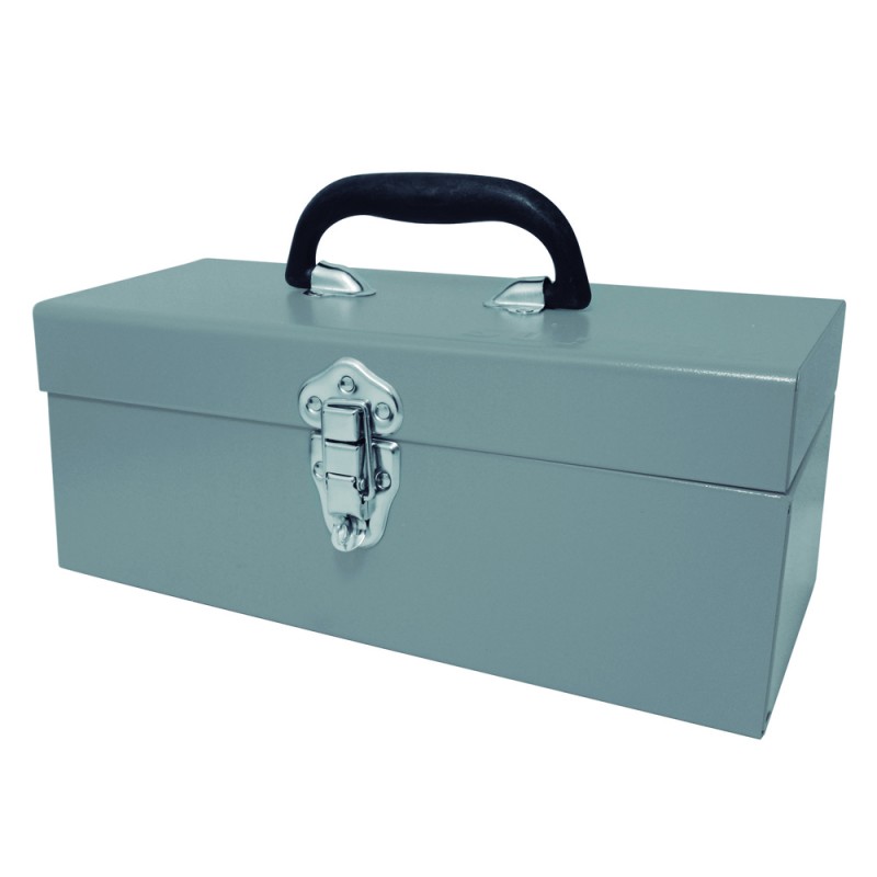 Caja metálica Gris 36x16x15 cm
