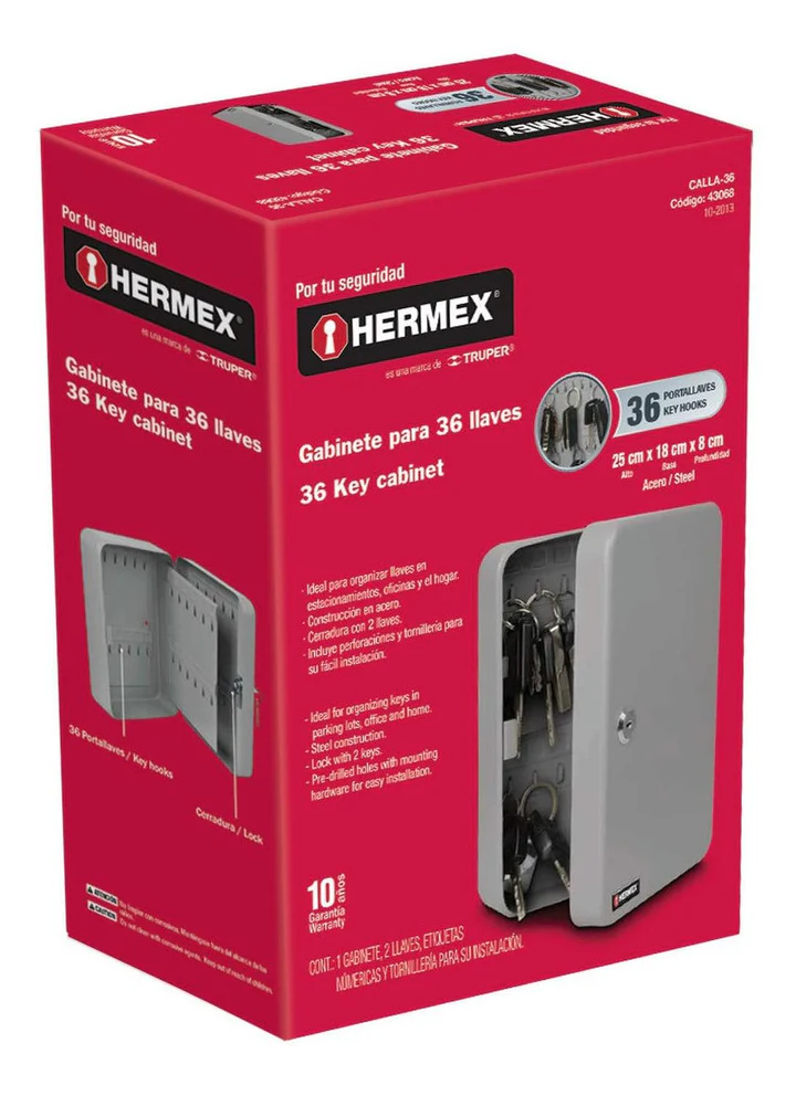 Caja para 36 llaves