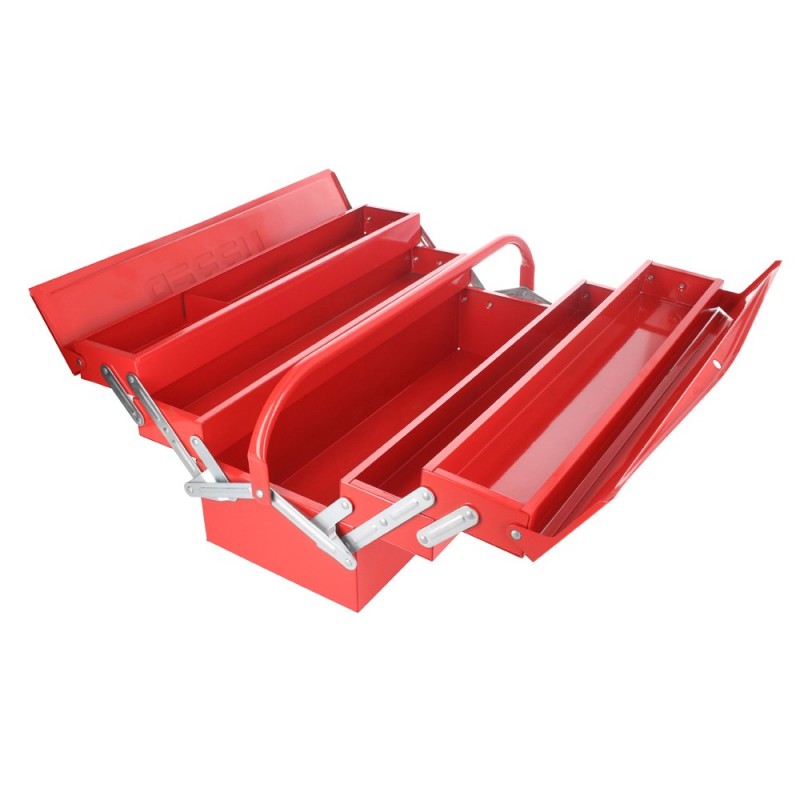 Caja portaherramientas metálica tipo acordeón 22"