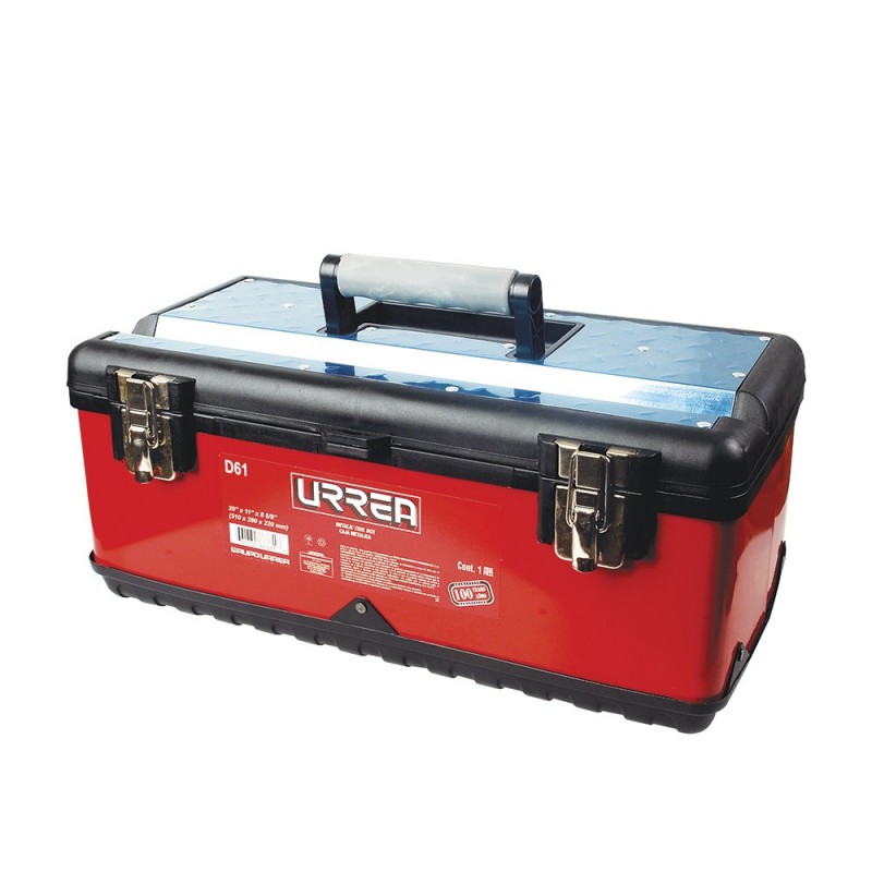 Caja portaherramientas metálica uso ligero 51 x 28 x 22cm