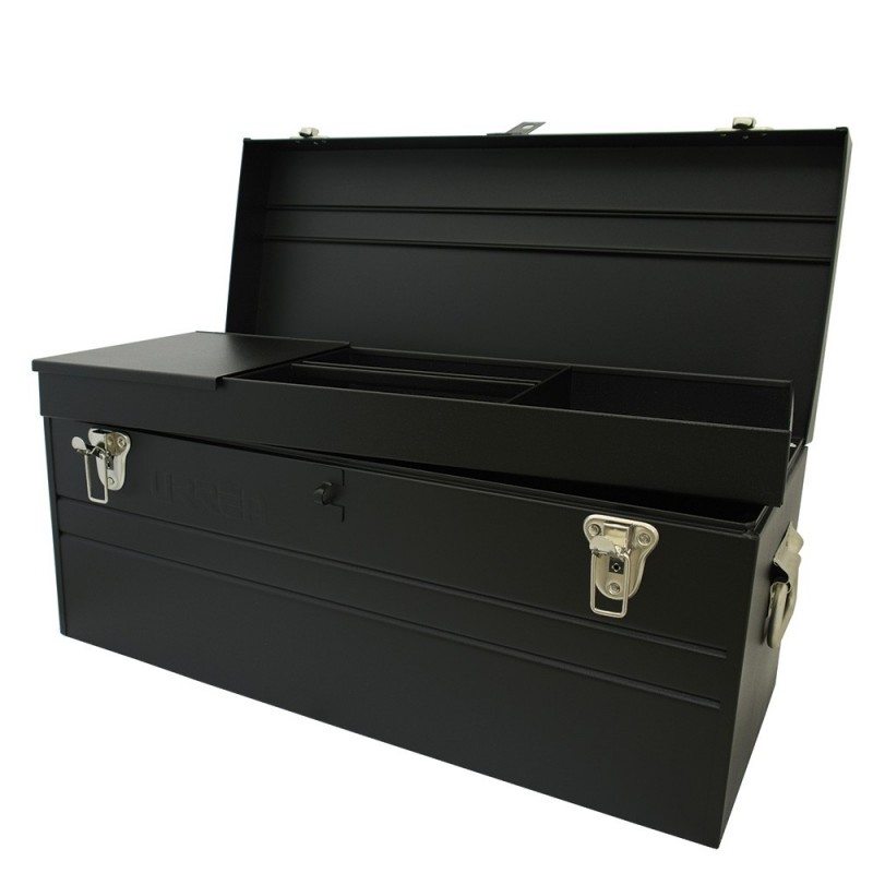 Caja portaherramientas metálica uso pesado 60 x 25 x 28cm calibre 20