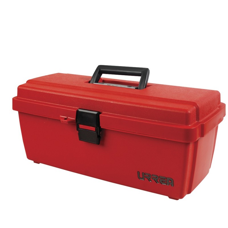 Caja portaherramientas plástica 36.8x19.1x13.3cm con broches plásticos