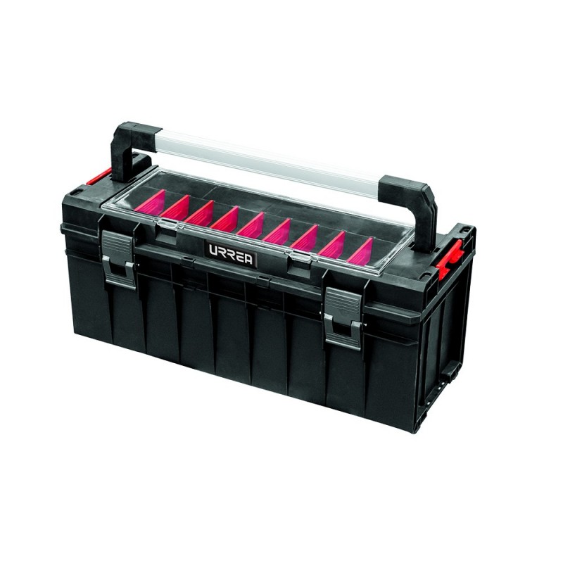 Caja portaherramientas plástica con organizador 25"