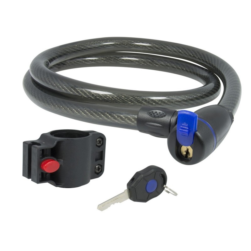 Candado cable llave 1.5x100cm                  12CN  LOCK 
