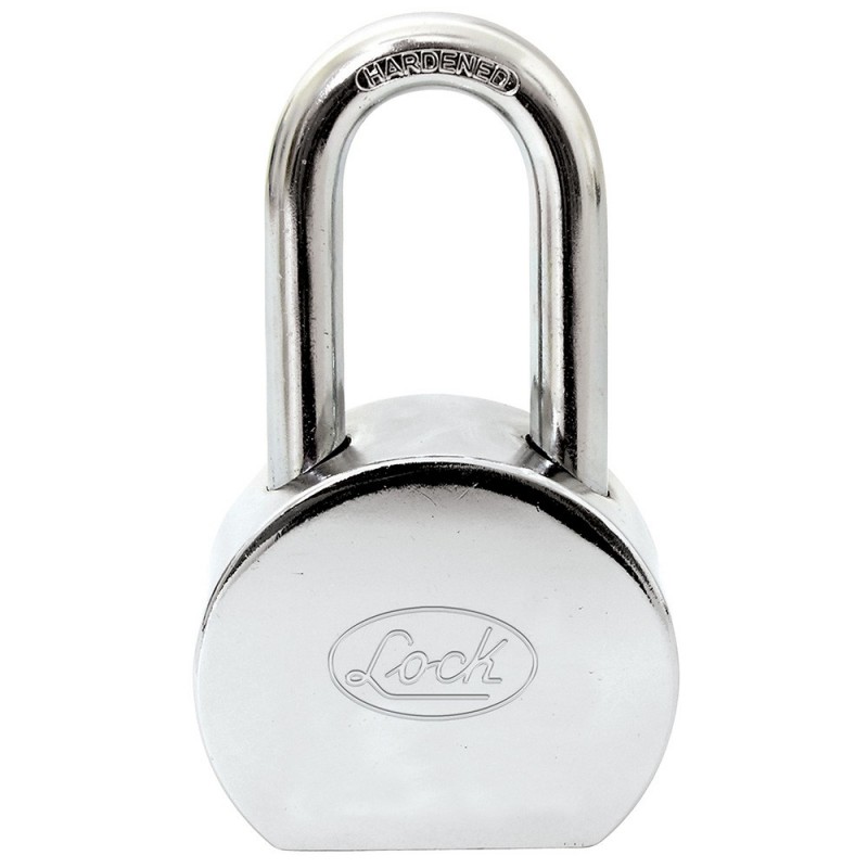 Candado de acero largo redondo llave estándar 65mm   L22L65EACB  LOCK 
