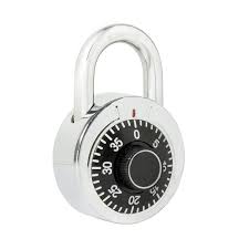 Candado de combinación disco 50mm negro   L26S50NGB  LOCK